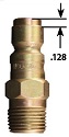 3/8" P-Style Male Air Coupler